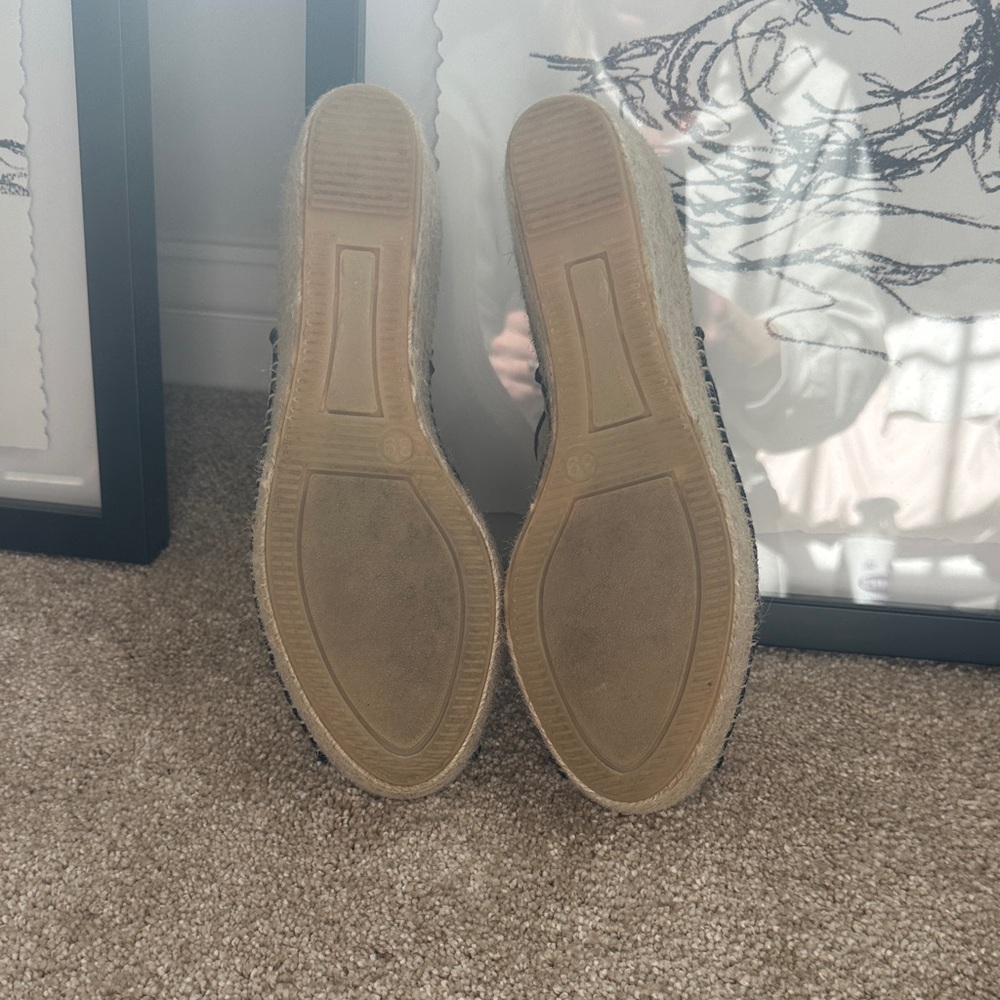 Respoke - Gucci Scarf Upcycled Floral Espadrille Wedge Sandals - Picture 10 of 13